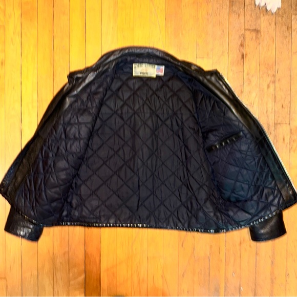 Schott NYC Classic Black Leather Jacket - Picture 2 of 9